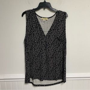 Davina Women’s Black/White Sleeveless Top size OX